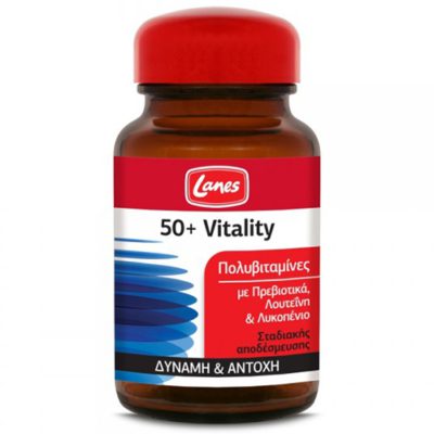 Lanes Πολυβιταμίνες 50+Vitality 30 Tabs