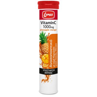 Lanes Βιταμίνη C 1000mg + Pineapple 20 Effer.Tabs