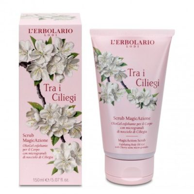 L'Erbolario Tra I Ciliegi Scrub MagicAzione, Scrub σώματος, 150ml