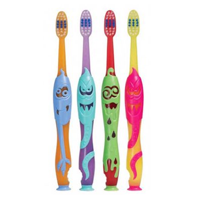 Elgydium Kids Monster Toothbrush Soft Παιδική Οδοντόβουρτσα 2-6 Eτών, 1 τεμ