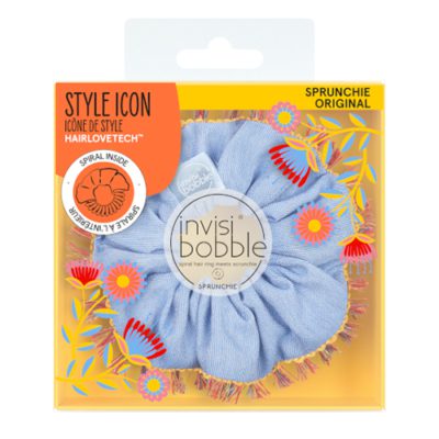 Invisibobble Sprunchie Original Hola Lola Flores και Bloom Λαστιχάκι για Μαλλιά Υφασμάτινης Υφής 1τεμ