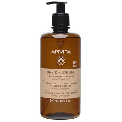 Apivita Eco Pack Σαμπουάν Κατα Της Ξηροδερμίας Με Σέλερι και Πρόπολη 500ml