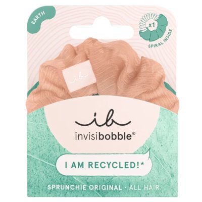 Invisibobble Sprunchie Original Earth Collection Recycling Rocks Λαστιχάκι Μαλλιών με Υφασμάτινη Επένδυση, 1τμχ