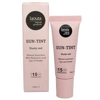 Laouta Sun Tint Dusty Red Balm Χειλιών & Ζυγωματικών SPF15, 10ml