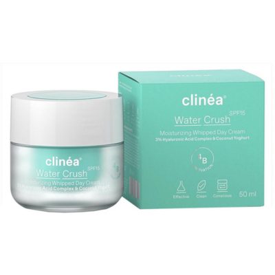Clinea Water Crush SPF15 Ενυδατική Κρέμα Ημέρας, 50ml