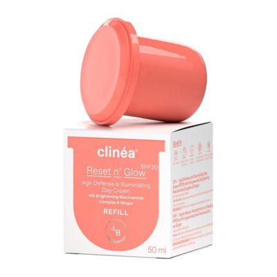 Clinea Reset n' Glow SPF20 Refill Κρέμα Ημέρας Αντιγήρανσης & Λάμψης, 50ml