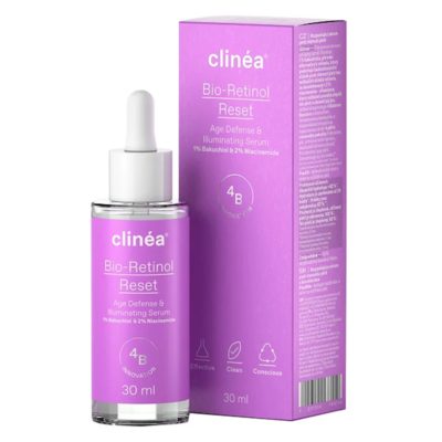 Clinea Bio-Retinol Reset Ορός Αντιγήρανσης & Λάμψης, 30ml