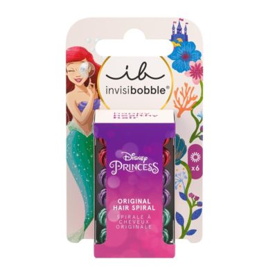 Invisibobble Kids Original Disney Ariel, Λαστιχάκια Μαλλιών, 6τμχ