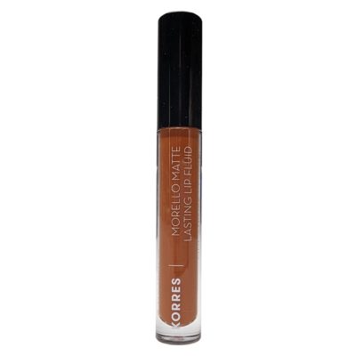 Korres Morello Matte Lasting Lip Fluid Υγρό Ματ Κραγιόν, 3,4ml No.48 Velvet Caramel