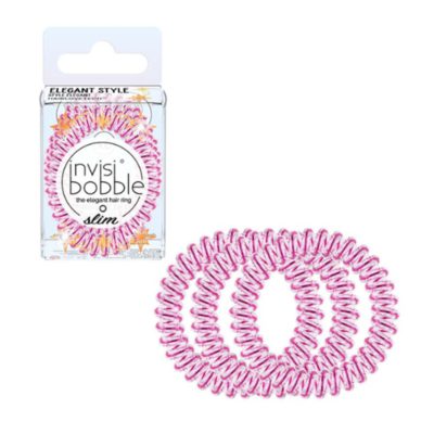 Invisibobble The Elegant Hair Ring Slim Time to Shine Λαστιχάκια Μαλλιών, 3τεμ