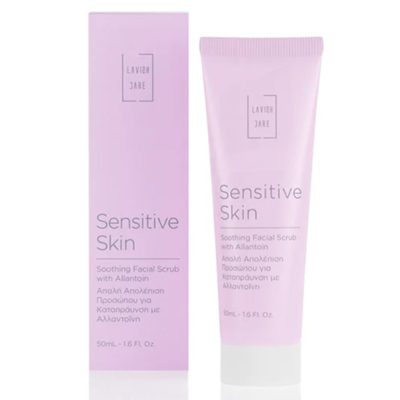 Lavish Care Sensitive Skin Soothing Facial Scrub Απαλό Καταπραυντικό Απολεπιστικό Προσώπου 50ml