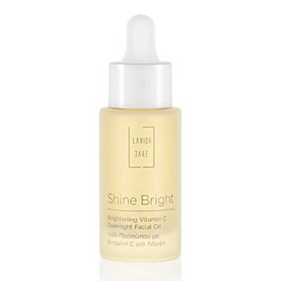 Lavish Care Shine Bright Brightening Vitamin C Overnight Facial Oil Λάδι Προσώπου με Βιταμίνη C για Λάμψη 30ml