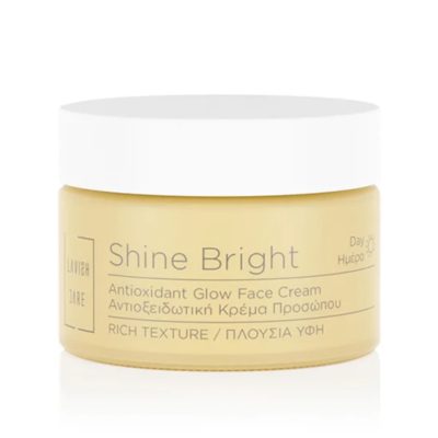 Lavish Care Shine Bright Antioxidant Glow Face Cream Αντιοξειδωτική Κρέμα Ημέρας Προσώπου Πλούσια Υφή 50ml