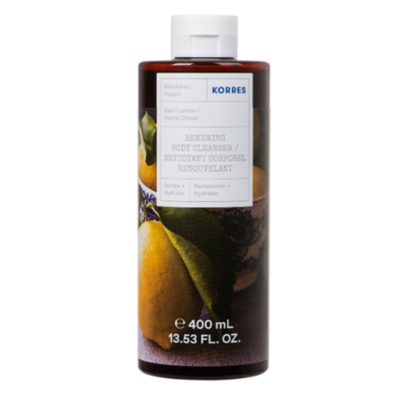 Korres Renewing Body Cleanser Αφρόλουτρο Βασιλικός Λεμόνι, 400ml