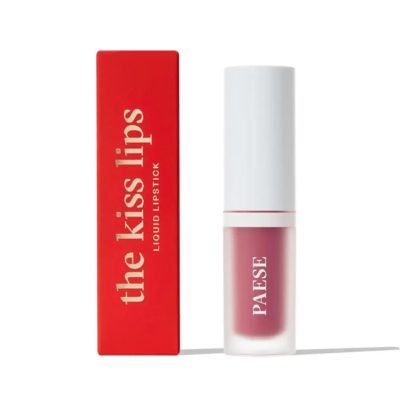 Paese Liquid Lipstick The Kiss Lips 03 Lovely Pink, Κραγιόν σε Υγρή Μορφή Απόχρωση 03α 3,4ml