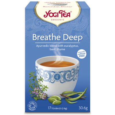 Yogi Tea Deap Breathe, Τσάι Που Υποστηρίζει Την Καλύτερη Αναπνοή 17 Φακελάκια.