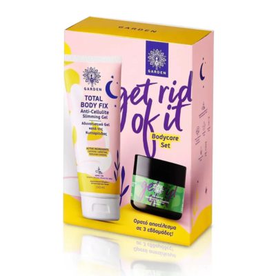 GARDEN Σετ Get Rid Of It, Total Body Fix Slimming Gel, Αδυνατιστικό Τζελ - 150ml & Ginger Body Scrub - 50ml