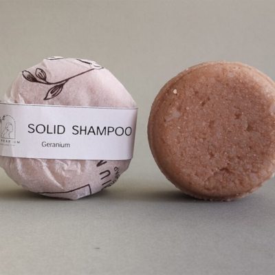 Herbarium Handmade Soap Στερεό Σαμπουάν Μαλλιών με Γεράνι 60g