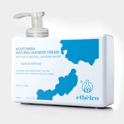 Etheleo Natural Shower Cream Koufonisia 250ml