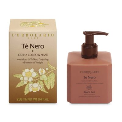 L' Erbolario Black Tea Body & Hand Cream Ενυδατική Κρέμα Σώματος & Χεριών 250ml