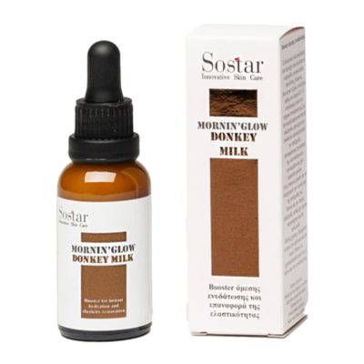 Sostar Mornin' Glow Donkey Milk Ενυδατικό Booster Προσώπου με Γάλα Γαϊδούρας, 30ml