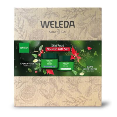 Weleda Skin Food Nourish Gift Set Nourishing Night Cream Κρέμα Νυκτός, 40ml & Δώρο Nourish Day Cream Κρέμα Ημέρας, 40ml, 1σετ