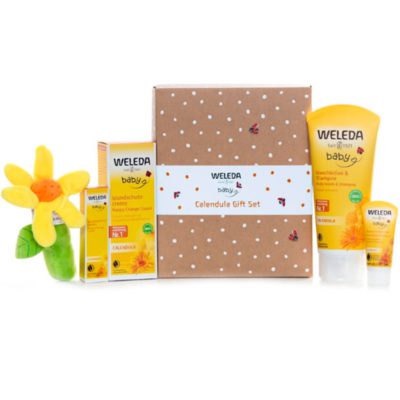 Weleda Baby Calendula Gift Set Κρέμα Αλλαγής Πάνας, 75+10ml, Σαμπουάν & Αφρόλουτρο, 200+20ml & Παιδικό Δώρο, 1σετ