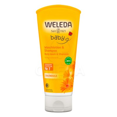 Weleda Βρεφικό Σαμπουάν & Αφρόλουτρο Καλέντουλας 200ml