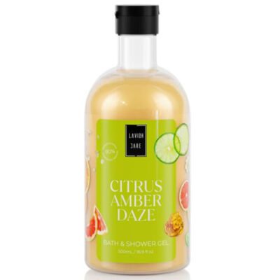 Lavish Care Citrus Amber Daze Bath & Shower Gel Αφρόλουτρο Σώματος, 500ml