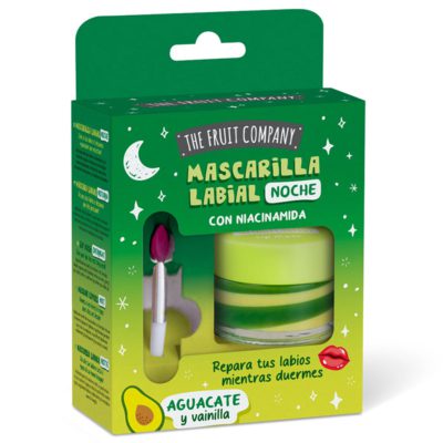 The Fruit Company Niacinamide Overnight Lip Mask - Avocado & Vanilla