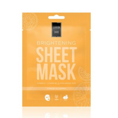 Lavish Care Brightening Sheet Mask Μάσκα Λάμψης & Ενυδάτωσης Προσώπου, 25g