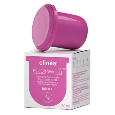 Clinea Refill Bak Off Wrinkles Rich SPF20 Κρέμας Ημέρας, 50ml