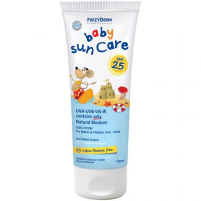 Frezyderm Baby Sun Care SPF25 Βρεφικό Αντηλιακό Γαλάκτωμα Προσώπου & Σώματος, 100ml