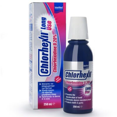 Intermed Chlorhexil 0.20% Mouthwash Long Use Στοματικό Διάλυμα με 0.20% χλωρεξιδίνη, 250ml