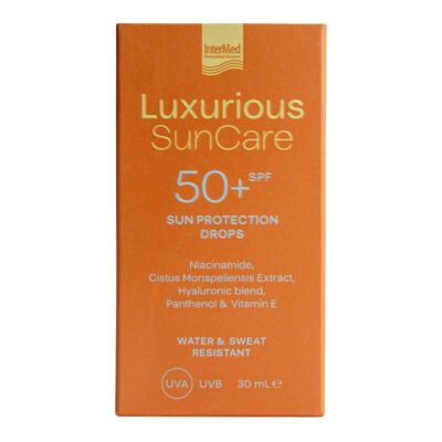 Intermed Luxurious SunCare Sun Protection Drops Αντηλιακό Γαλάκτωμα Προσώπου SPF 50+, 30ml