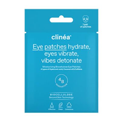 Clinea Moisturizing Biocellulose Eye Patches για Ενυδάτωση Ματιών, 1ζευγάρι