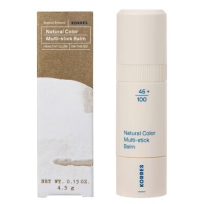 Korres Aegean Bronze Natural Color Balm σε Στικ για Λάμψη σε Χείλη & Ζυγωματικά, 1τεμ
