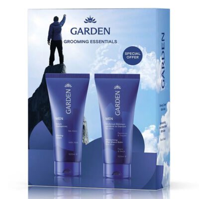 Garden Grooming Essentials Box Σετ Ανδρικής Περιποίησης με Κρέμα Ξυρίσματος με Αλόη 100ml & Ενυδατικό Βάλσαμο για Μετά το Ξύρισμα με Αλόη 100ml
