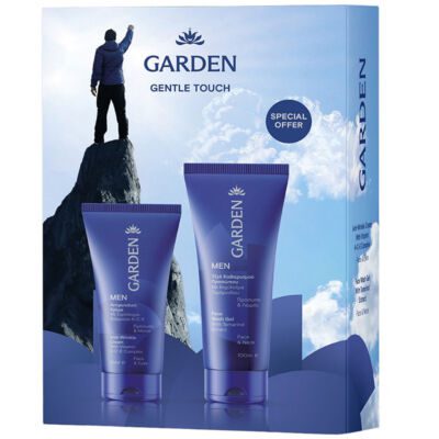Garden Promo Men Αντιρυτιδική Κρέμα για Πρόσωπο & Μάτια 50ml & Τζελ Καθαρισμού Προσώπου 100ml