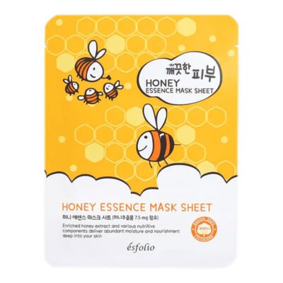 Esfolio Pure Skin Honey Essence Mask Sheet - Μάσκα για λείο ενυδατωμένο δέρμα
