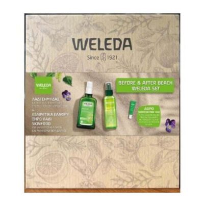 Weleda Before & After Beach Promo με Cellulite Oil Λάδι Σημύδας Κατά της Κυτταρίτιδας, 100ml, Skin Food Ultra-Light Dry Oil Ξηρό Λάδι για Πρόσωπο & Σώμα, 100ml & Skin Food Κρέμα Σώματος & Χεριών, 10ml, 1σετ