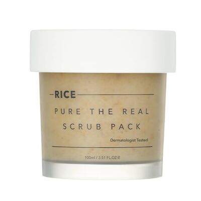 Thank You Farmer Rice Pure The Real Scrub Pack & Μάσκα Προσώπου, 100ml