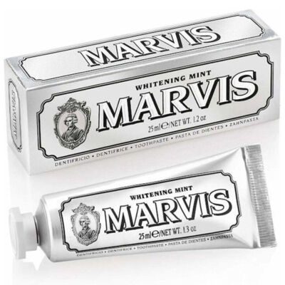 Marvis Whitening Mint Toothpaste Οδοντόκρεμα για Λεύκανση με Γεύση Μέντας, 25ml