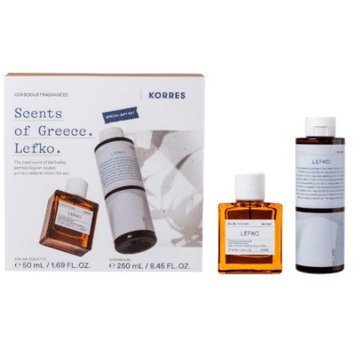 Korres Promo Lefko Eau De Toilette 50ml & Αφρόλουτρο, 250ml