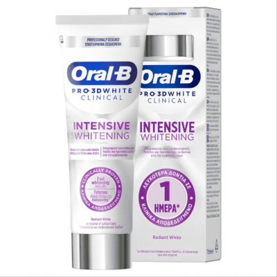 Oral-B Pro 3D White Clinical Intensive Whitening Oδοντόκρεμα, 75ml