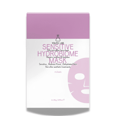 Youth Lab. Sensitive Hydrobiome Υφασμάτινη Καταπραϋντική Μάσκα Προσώπου μιας Χρήσης, 4τεμ