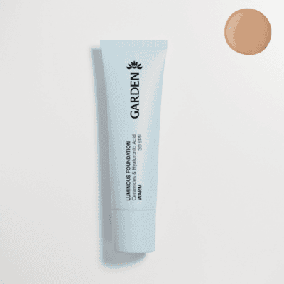 Garden Luminous Foundation 104 Warm SPF30 – Liquid Foundation Με Φυσικό Λαμπερό Φινίρισμα, 30ml