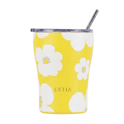 ESTIA Ποτήρι Θερμός 350ml Save The Aegean Yellow Daisy 01-49041