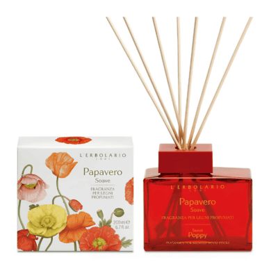 L' Erbolario Αρωματικό Χώρου με Sticks Papavero Soave, 200ml
