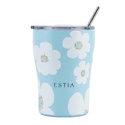 ESTIA Ποτήρι Θερμός 350ml Save The Aegean Blue Daisy 01-49034
